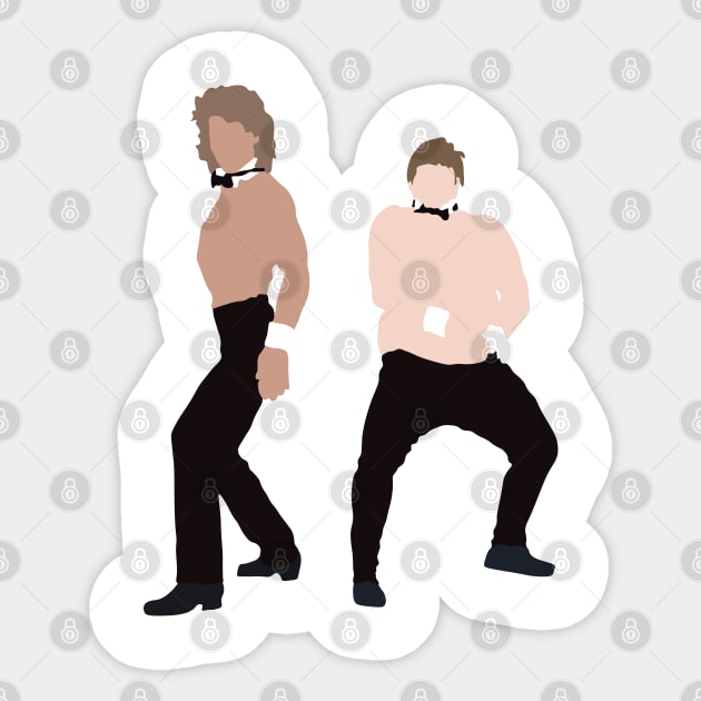 Chris and Patrick Chippendale Sticker by FutureSpaceDesigns